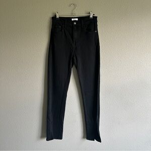 Pistola Black High Rise Split Hem Jeans 26